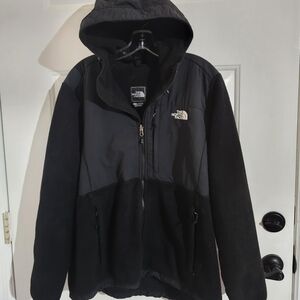 The North Face Womens Black and Gray Performance Jacket With Hood